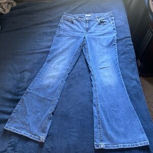 Maurices Blue Flare Jeans – Wide Leg Denim
